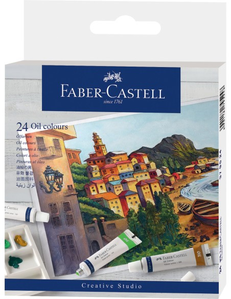 Õlivärvid Faber-Castell 24 värvi x9ml
