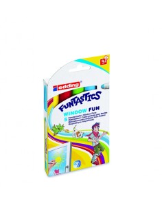 edding 16 FUNTASTICS WINDOW FUN window marker for children set of 5 assorted