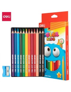 Jumbo Colored Pencil Deli 12 colors assorted