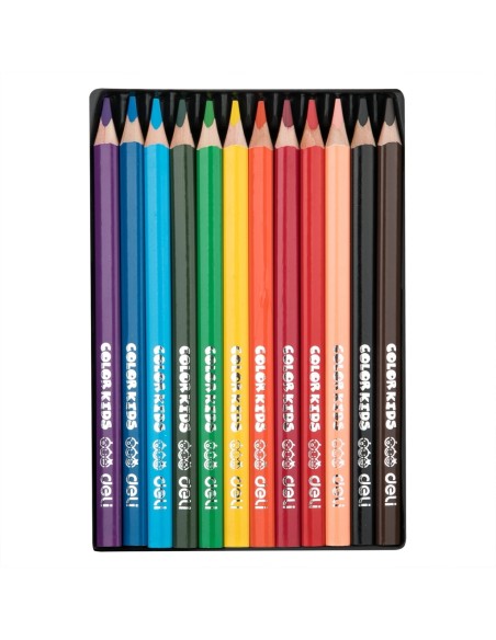 Jumbo Colored Pencil Deli 12 colors assorted