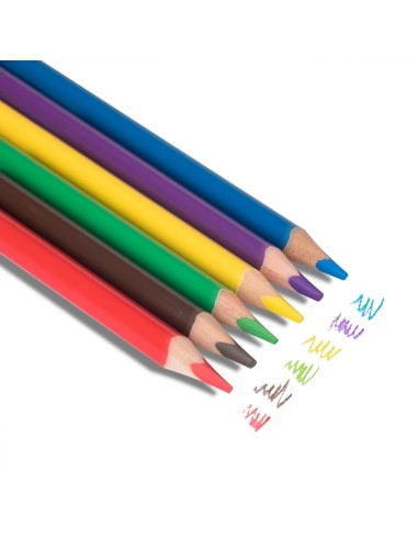 Jumbo Colored Pencil Deli 12 colors assorted