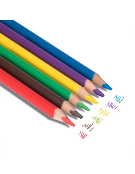 Jumbo Colored Pencil Deli 12 colors assorted