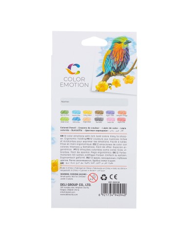 Colored Pencil Deli 12 colors assorted