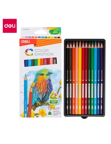 Colored Pencil Deli 12 colors assorted