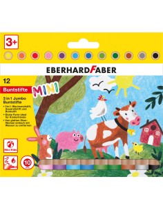 Colour pencils MiniMaxi 3in1 box of 12