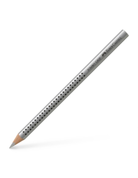 Faber-Castell Jumbo Grip colour pencil, silver