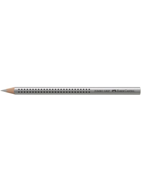 Faber-Castell Jumbo Grip colour pencil, silver