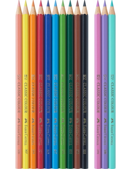 Värvipliiatsid Faber-Castell Unicorn 10+3-värvi