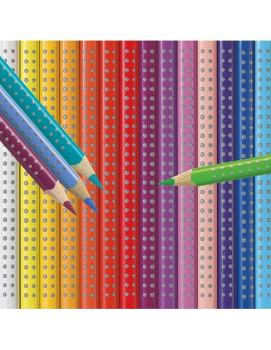 Faber-Castell Colour Grip colour pencil, tin of 12