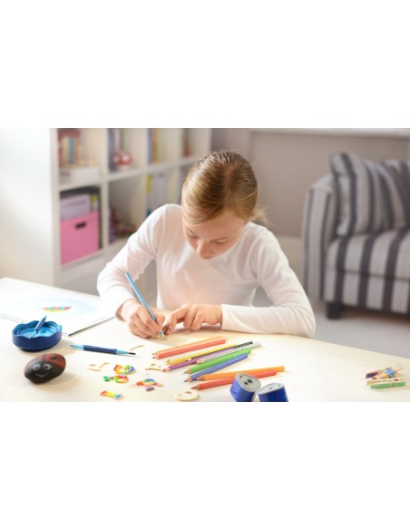 Faber-Castell Colour Grip colour pencil, cardboard wallet of 24