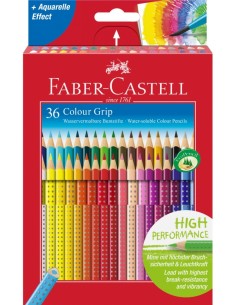 Värvipliiatsid Faber-Castell Colour Grip 36-värvi