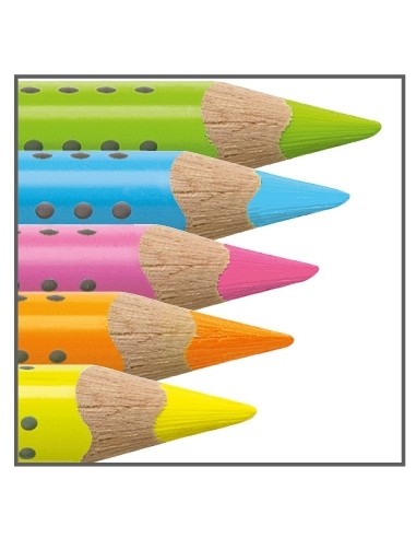 Värvipliiats Faber-Castell Jumbo Grip neoon roheline