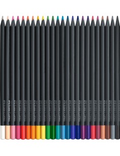 Värvipliiatsid Faber-Castell Black Edition 24-värvi 2
