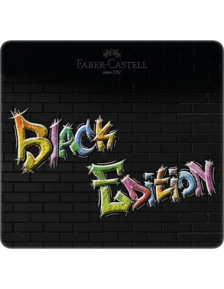 Colour Pencils Black Edition tin 24x