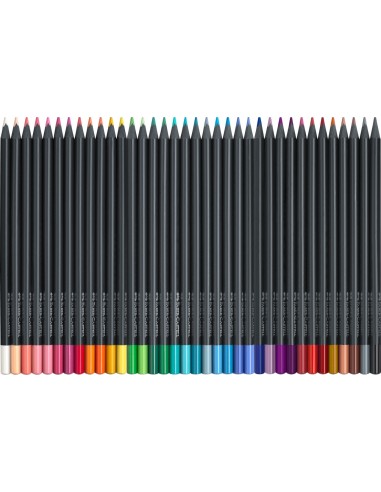 Värvipliiatsid Faber-Castell Black Edition 36-värvi