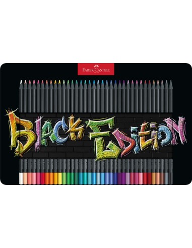 Colour Pencils Black Edition tin 36x