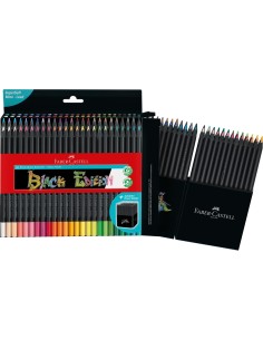 Värvipliiatsid Faber-Castell Black Edition 50-värvi