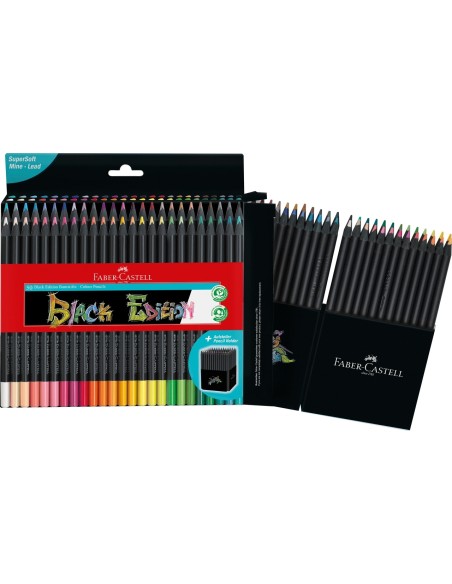 Värvipliiatsid Faber-Castell Black Edition 50-värvi