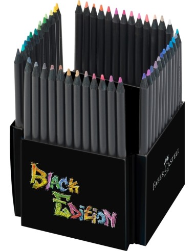 Värvipliiatsid Faber-Castell Black Edition 50-värvi