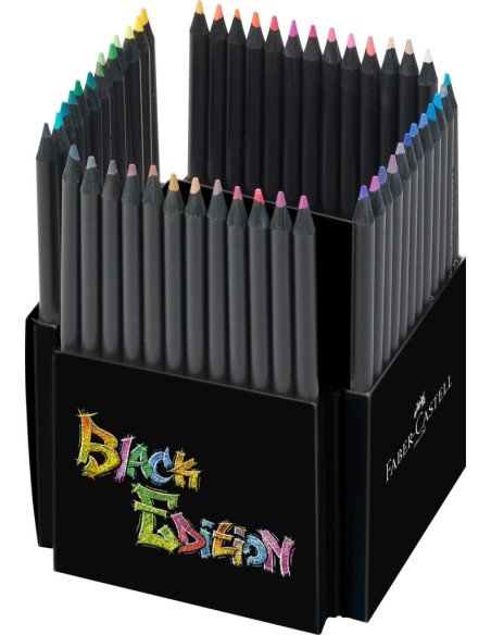 Värvipliiatsid Faber-Castell Black Edition 50-värvi