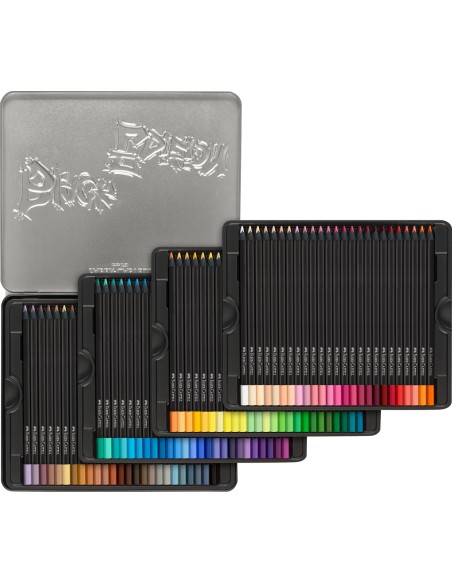 Värvipliiatsid Faber-Castell Black Edition 100-värvi metallkarbis