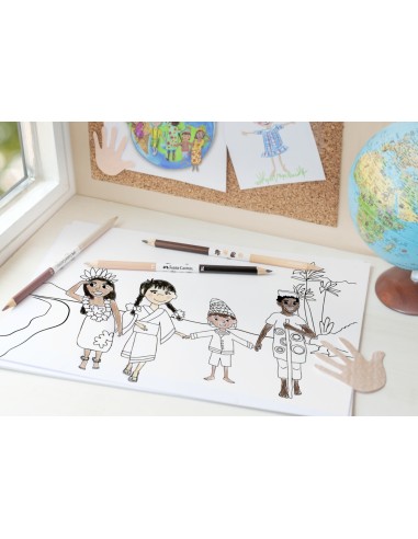 Värvipliiatsid Faber-Castell Children of the world 3-värvi