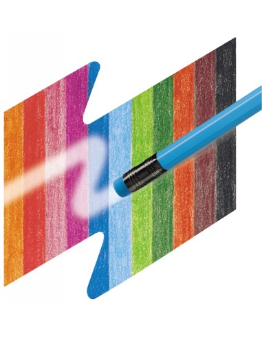 Faber-Castell Classic Colours erasable colour pencils, cardboard wallet of 12