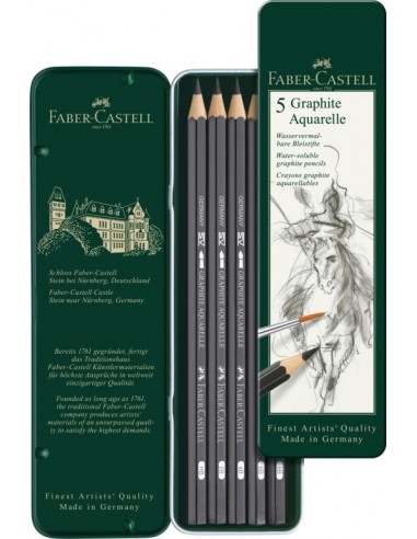 Akvarellpliiatsid Faber-Castell Aquarelle 5tk/pk