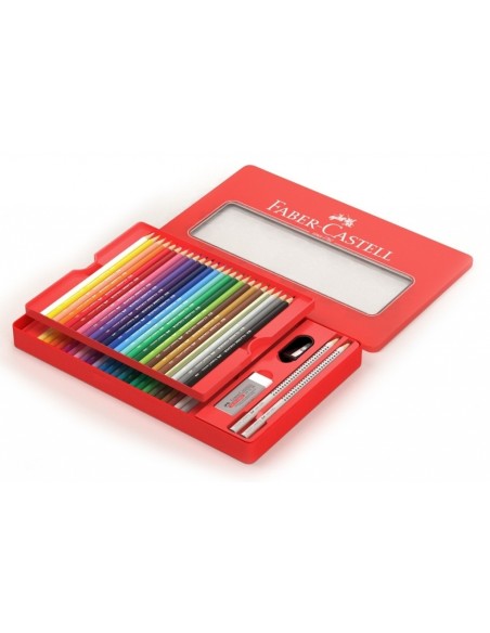 Värvipliiatsid Faber-Castell 48-värvi metallkarbis
