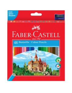 Faber-Castell Classic Colour colour pencil, cardboard wallet of 48