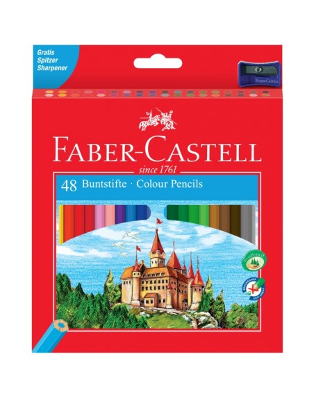 Faber-Castell Classic Colour colour pencil, cardboard wallet of 48