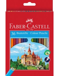 Värvipliiatsid Faber-Castell Castle/Loss 36-värvi