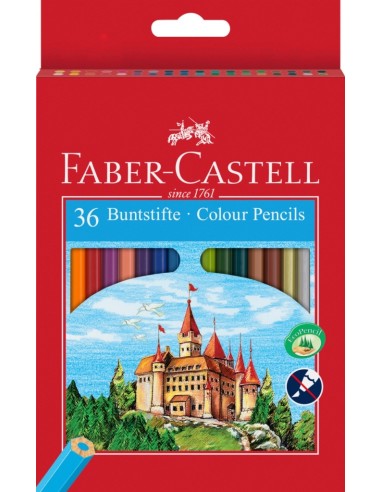 Värvipliiatsid Faber-Castell Castle/Loss 36-värvi