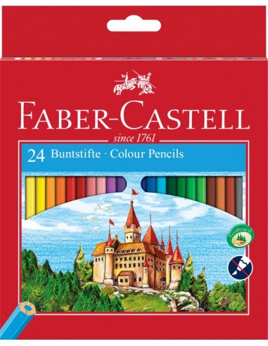 Värvipliiatsid Faber-Castell Castle/Loss 24-värvi