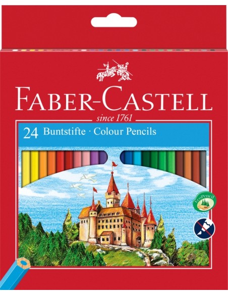 Faber-Castell Classic Colour colour pencil, cardboard wallet of 24