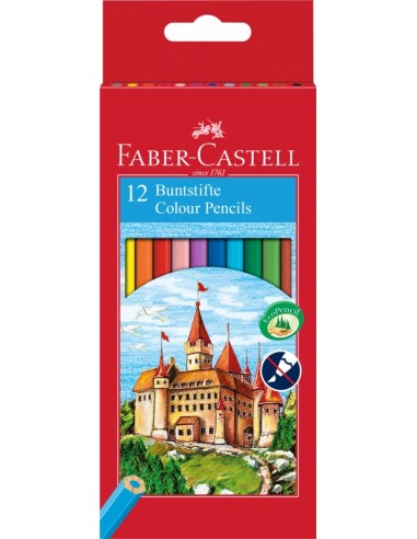 Värvipliiatsid Faber-Castell Castle/Loss 12-värvi
