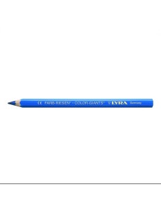Coloring pencil LYRA COLOR-GIANT hexagonal laquered blue