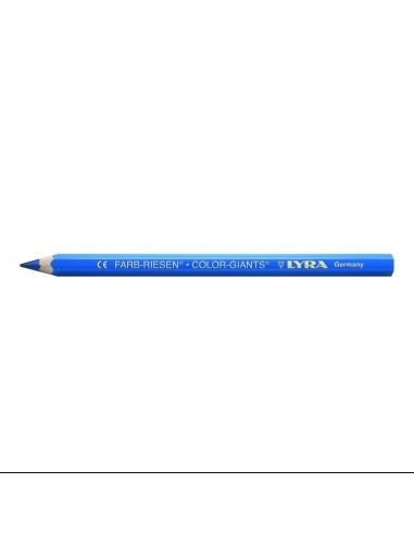 Coloring pencil LYRA COLOR-GIANT hexagonal laquered blue