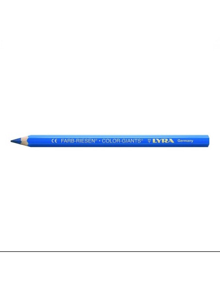 Coloring pencil LYRA COLOR-GIANT hexagonal laquered blue