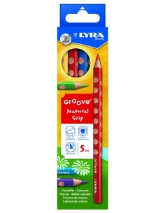 Värvipliiatsid Lyra Groove 5-värvi