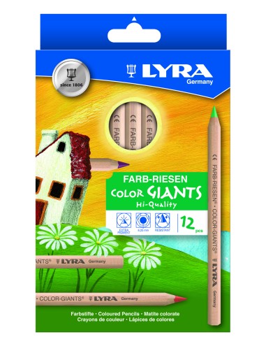 Coloring pencils LYRA Color-Giant 12 colors (P)