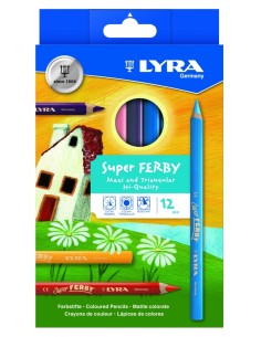 Coloring pencils LYRA Super Ferby 12 colors