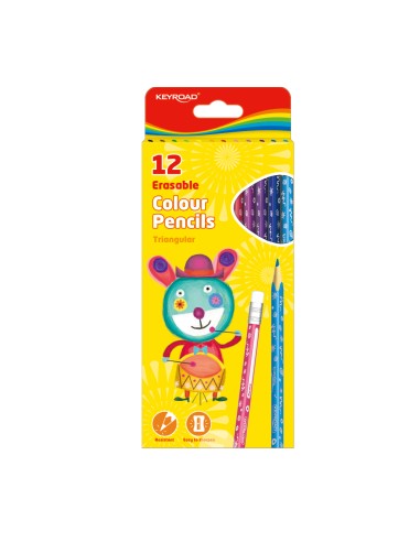12pcs erasable color pencil/color box,
