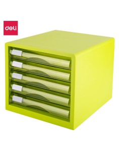 Sahtlikomplekt DELI 5-sahtlit, kinnine, roheline