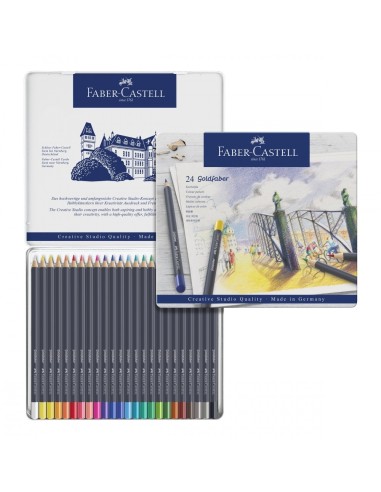 Värvipliiatsid Faber-Castell Goldfaber Creative Studio 24 värvi