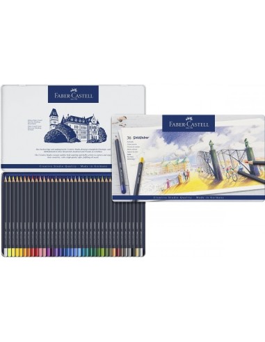 Värvipliiatsid Faber-Castell Goldfaber Creative Studio 36 värvi