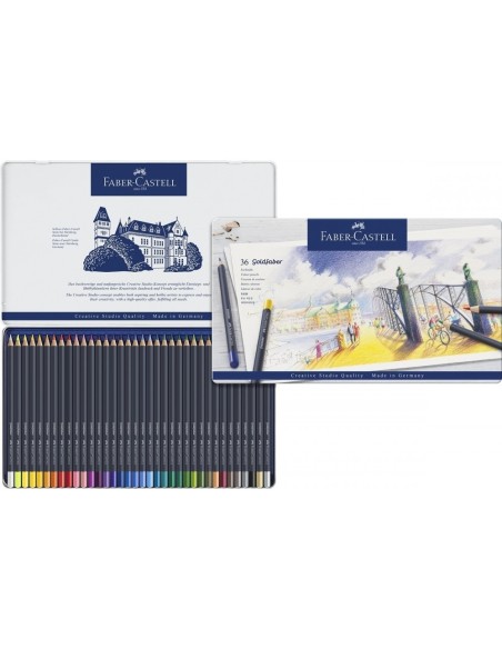 Värvipliiatsid Faber-Castell Goldfaber Creative Studio 36 värvi