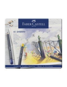 Faber-Castell Goldfaber colour pencil, tin of 48