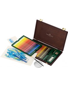 Faber-Castell Albrecht Dürer artists´ watercolour pencil, wooden case of 48 incl. accessories