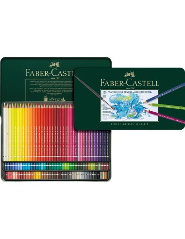 Faber-Castell Albrecht Dürct artists´ watctcolour pencil, tin of 120